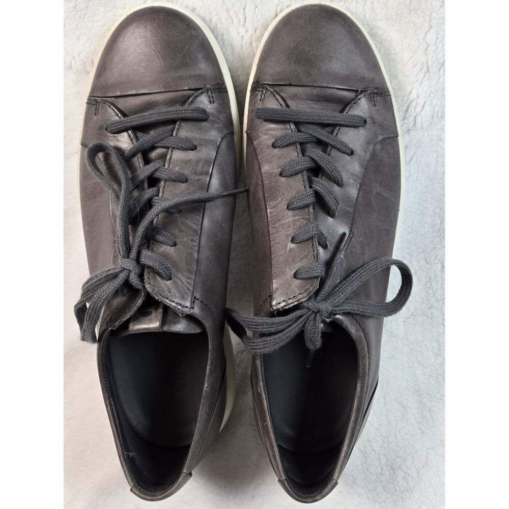 ecco men's soft 7 city tie sneaker Gray‎ size US 10-10.5